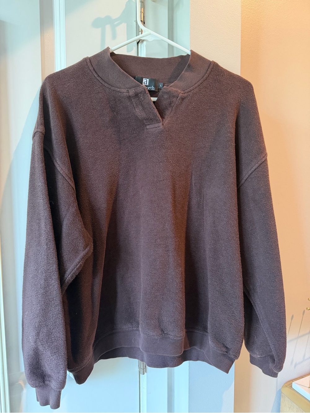 Ashworth Men's Crewneck Sweatshirt in Brown